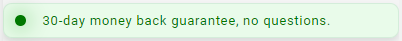 30-Day Money-Back Guarantee preview