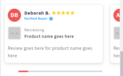 Reviews Slider V3 preview