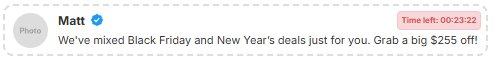 Founder's Comment with Timer preview