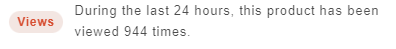 Views in Last 24 Hours preview