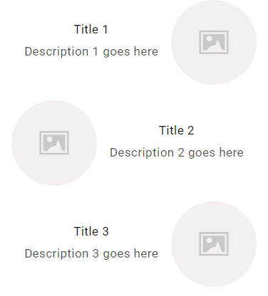 Info Section with Images V2 preview