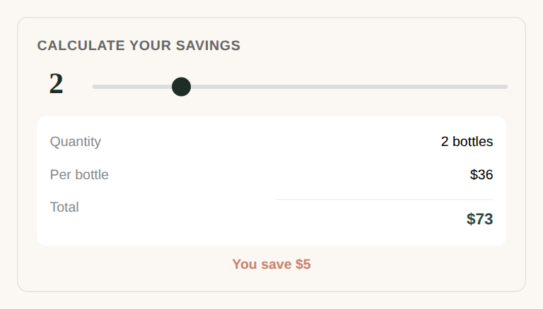 Volume Discount Calculator preview