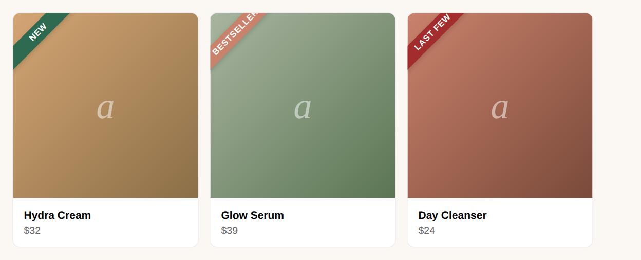 Product Ribbon preview