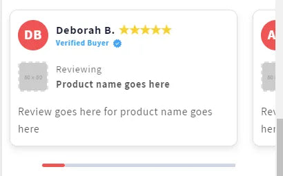 Reviews Slider V3 preview