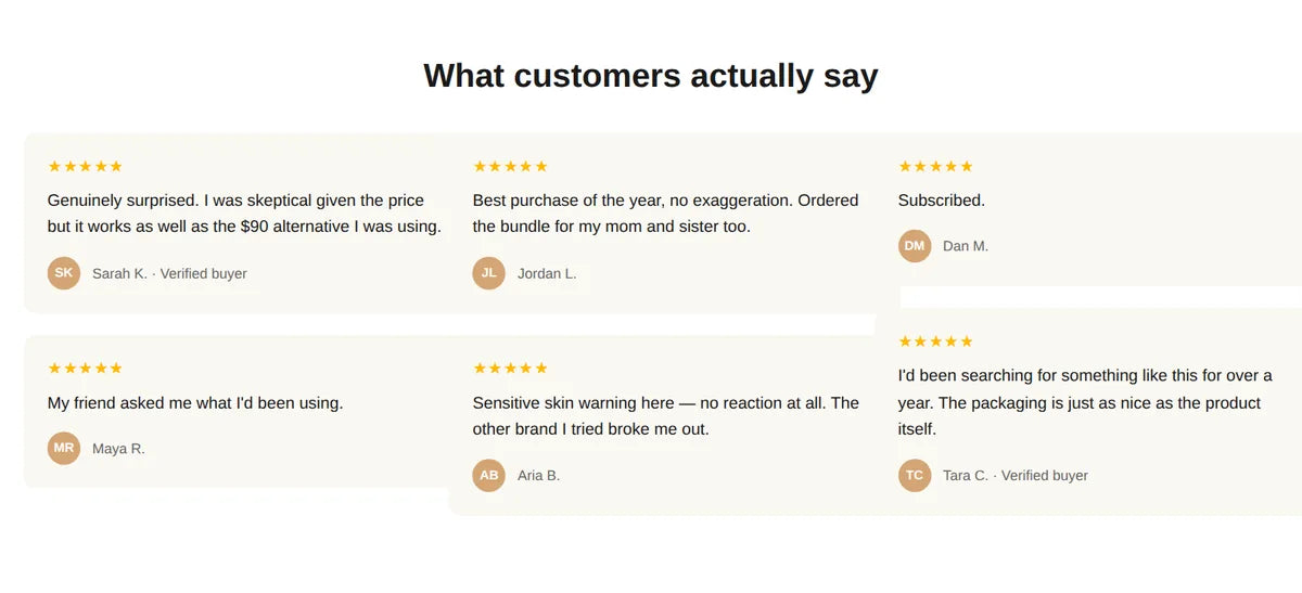 Reviews - Masonry Layout preview
